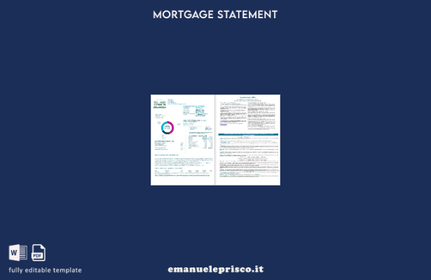 estratto conto del mutuo bancario SKNA di Saint Kitts e Nevis in stile verificat